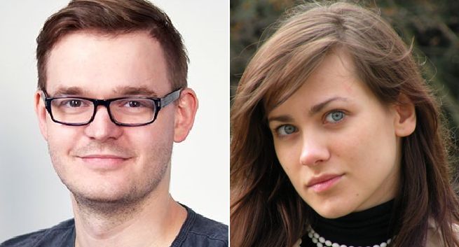 Maciej Rakowski i Olga Piech w dziale kreacji Insignii