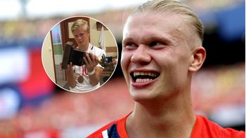 Erling Haaland kiedyś odwiedził Polskę i otrzymał NAGRODĘ. Jak wtedy wyglądał? [ZDJĘCIE]