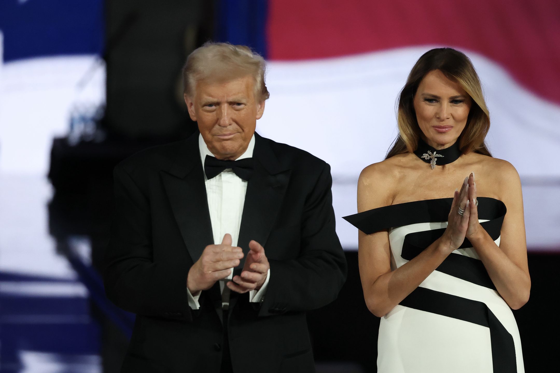 Trumpowie na balu inauguracyjnym w Waszyngtonie
