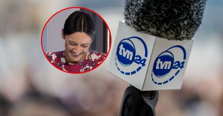Przerwany serwis w TVN24. Dziennikarka nie mogła przestać się śmiać
