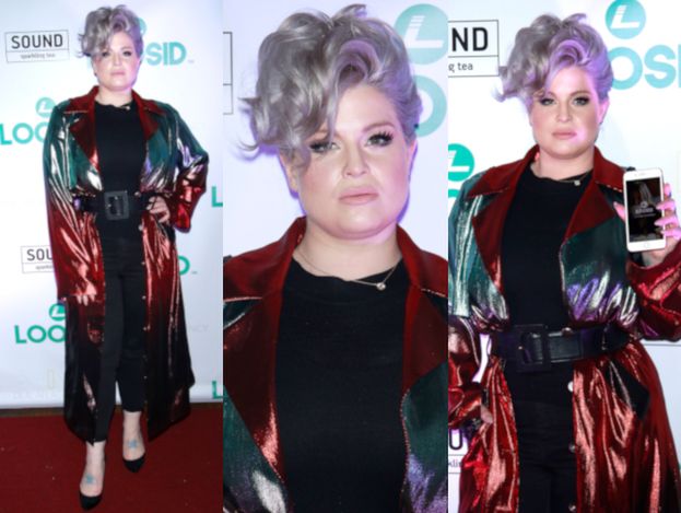 Odblaskowa Kelly Osbourne promuje aplikację dla abstynentów