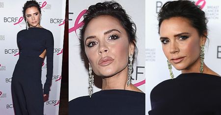 Victoria Beckham i jej nabrzmiałe usta na imprezie charytatywnej w Nowym Jorku (ZDJĘCIA)