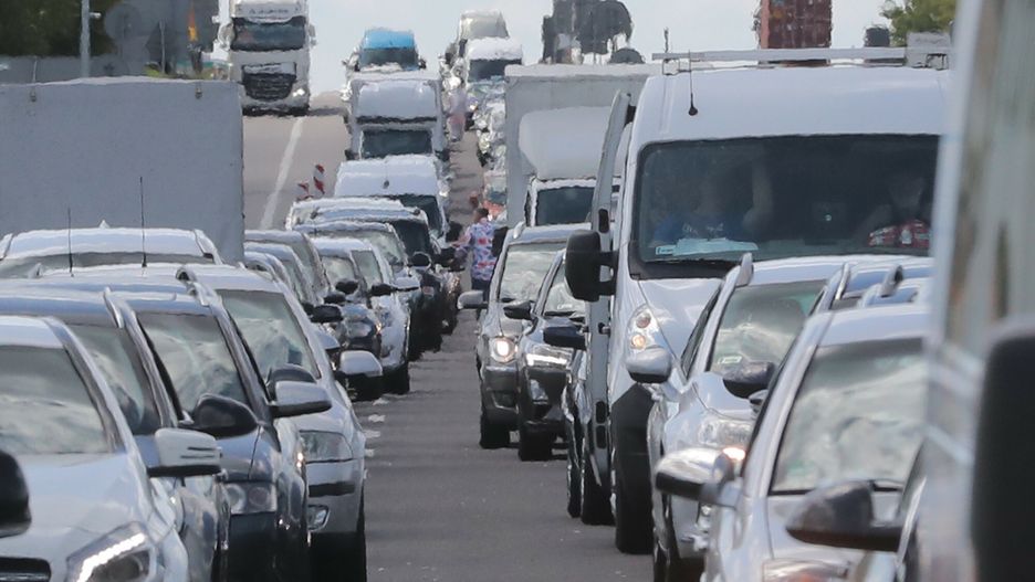 przejście graniczne, kołbaskowo, korek