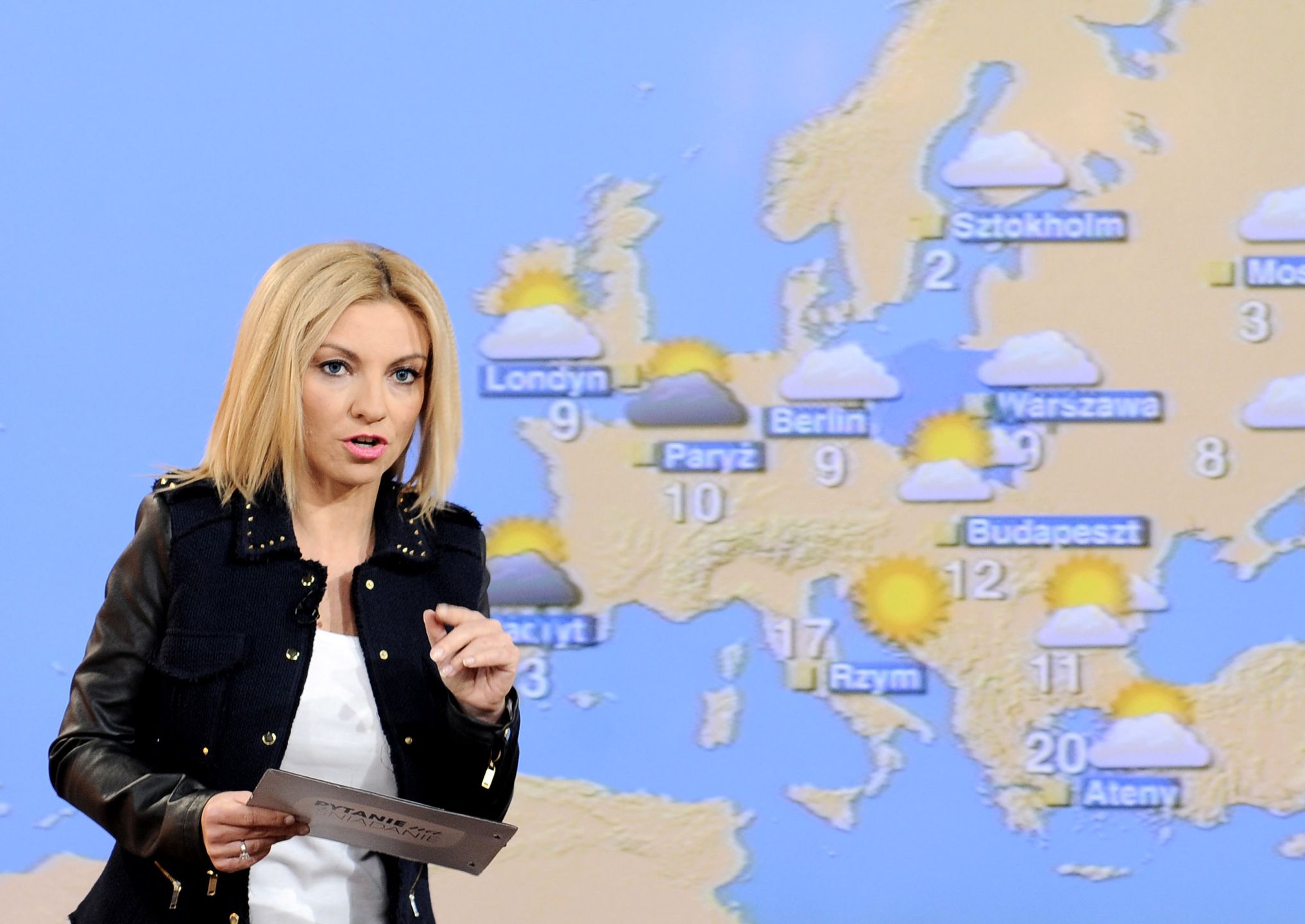 Nagranie programu Telewizji Polskiej TVP2 "Pytanie na sniadanie"n/z Marzena Sienkiewicz Biedrzycki / Forumshow biz