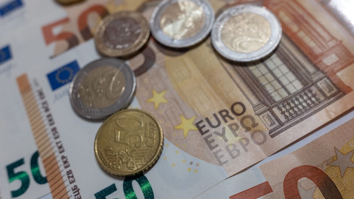 A photo illustration show Euro banknotes are displayed in Milano, Italy, on December 2019. Banknotes of the euro, the currency of the euro area and institutions, have been in circulation since the first series was issued in 2002. The euro rapidly took over from the former national currencies and slowly expanded around the European Union. (Photo illustration by Mairo Cinquetti/NurPhoto via Getty Images)