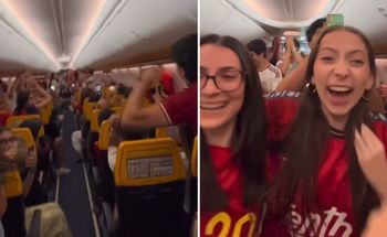Euforia Hiszpanów w samolocie. Pilot ogłosił wynik finału mundialu
