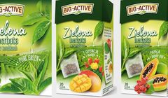 Zielone herbaty ekspresowe Big-Active mają nowe opakowania