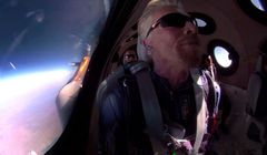 Statek VSS Unity z Richardem Bransonem odbył udany lot do granicy z kosmosem