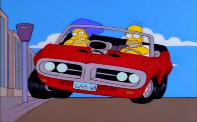 21 samochodów z "The Simpsons" i ich prawdziwe odpowiedniki 7