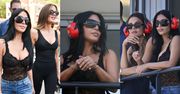 Kim Kardashian z siostrą wspierają Lewisa Hamiltona na Grand Prix Monako. SŁODKO? (ZDJĘCIA)