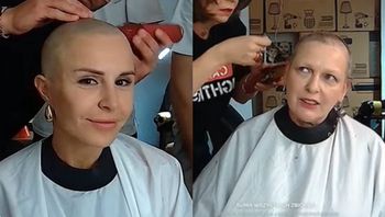 One ogoliły głowy podczas transmisji Łatwoganga. Mamy zdjęcia gwiazd