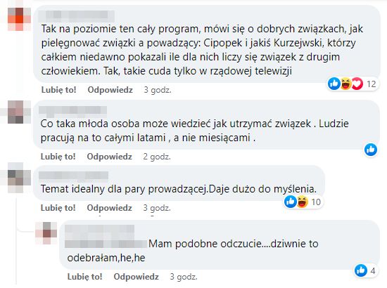 Komentarze na facebookowym profilu "Pytania na śniadanie"