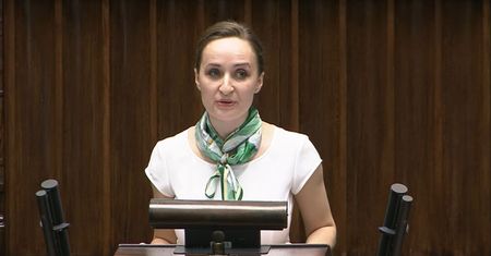 Załamał jej się głos. Posłowie Konfederacji zareagowali natychmiast