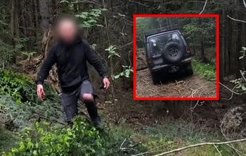 Mężczyzna przyłapany w lesie. Leśnik: "poważne szkody"