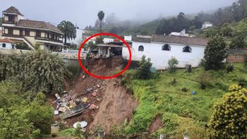 Przerażające wideo z Kanarów. Restauracja zawaliła się podczas ulewy