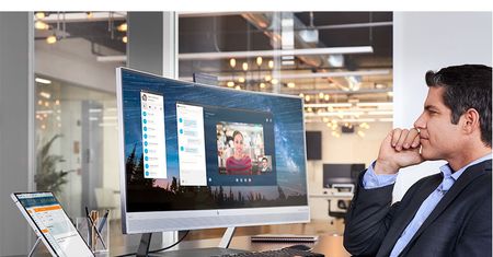 HP EliteDisplay s340c: zakrzywiony ultrapanoramiczny monitor roboczy 1440p