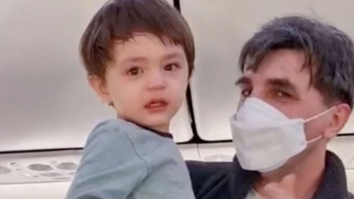 Dziecko było wyraźnie zaniepokojone