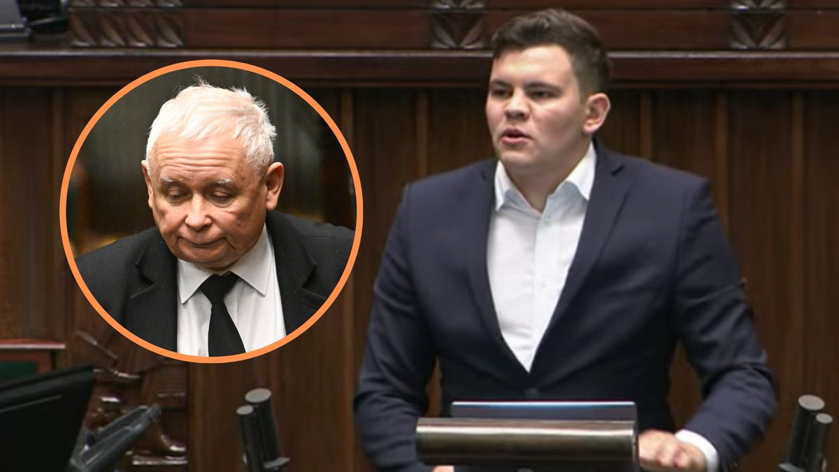 Najmłodszy poseł zwrócił się w ostrych słowach do prezesa PiS