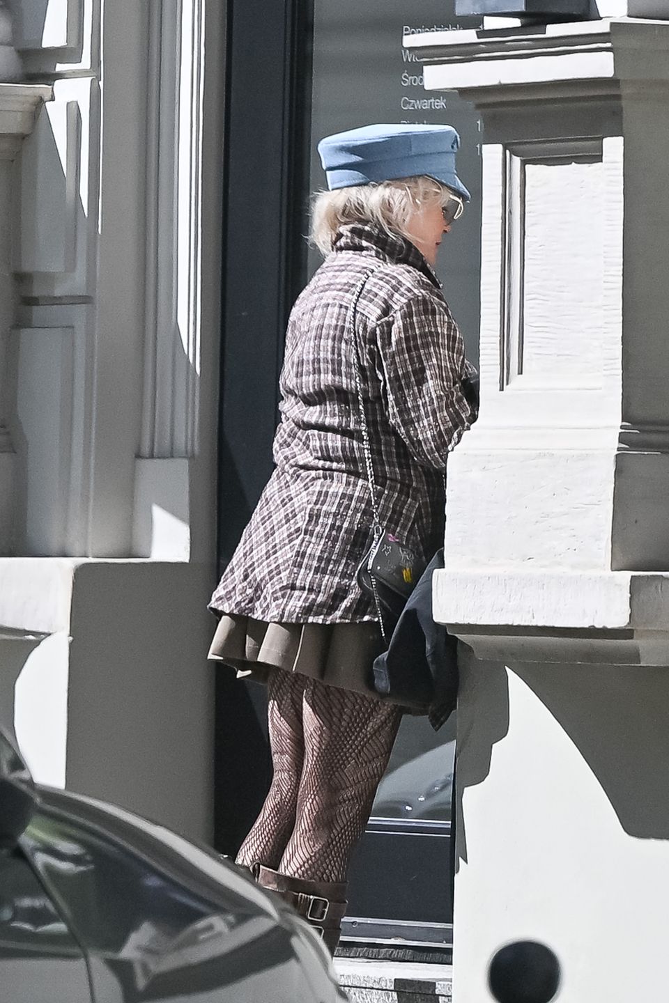 Katarzyna Figura na ulicach Warszawy