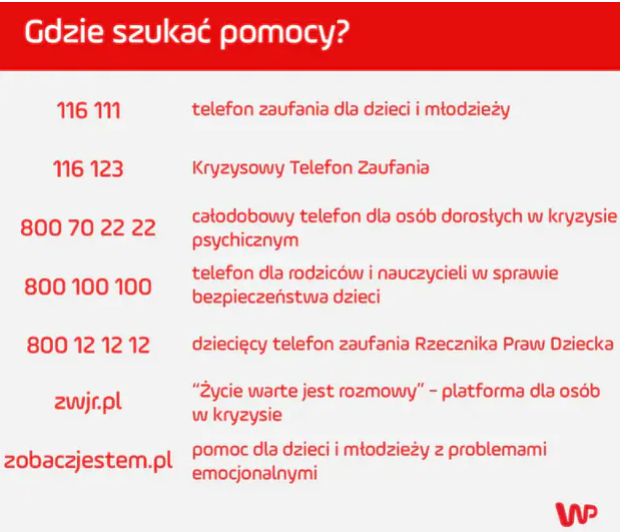 Gdzie szukać pomocy?