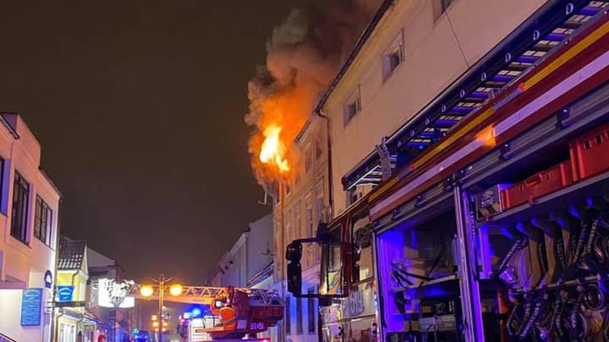 Nowy Tomyśl: pożar w kamienicy