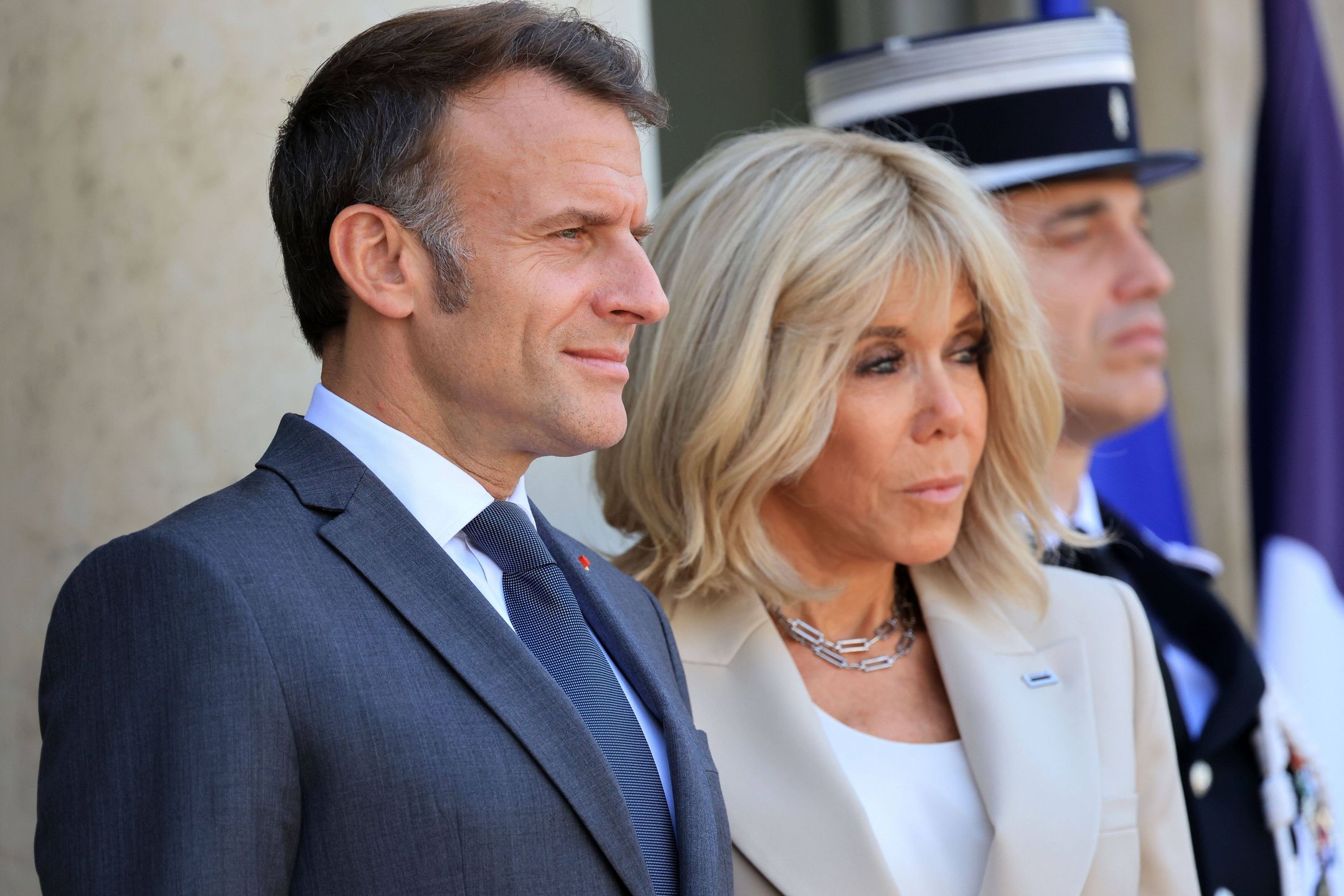 Emmanuel Macron i Brigitte Macron