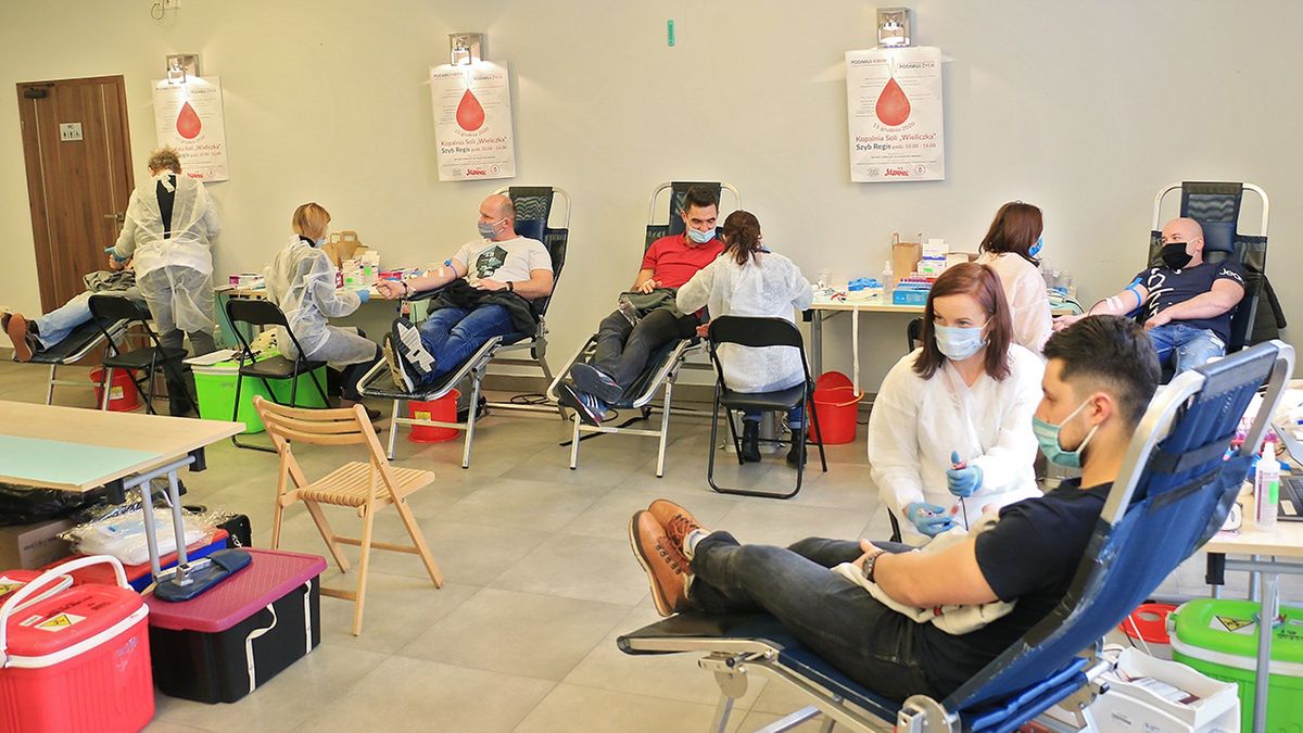 Zbiórka krwi w Wieliczce 