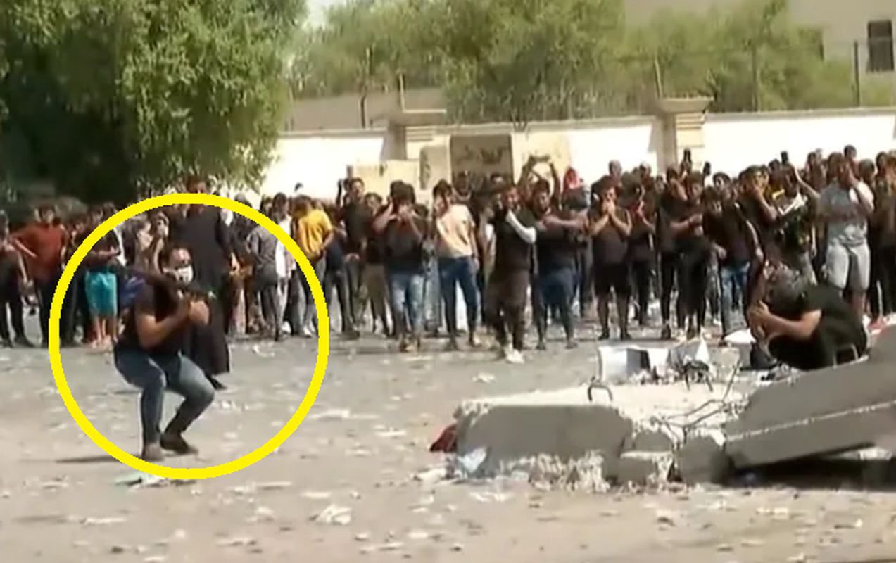 Walki na ulicach Iraku. Dramatyczne nagrania z Bagdadu