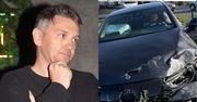 Krzysztof Czeczot pokazał ZNISZCZONE PO WYPADKU auto