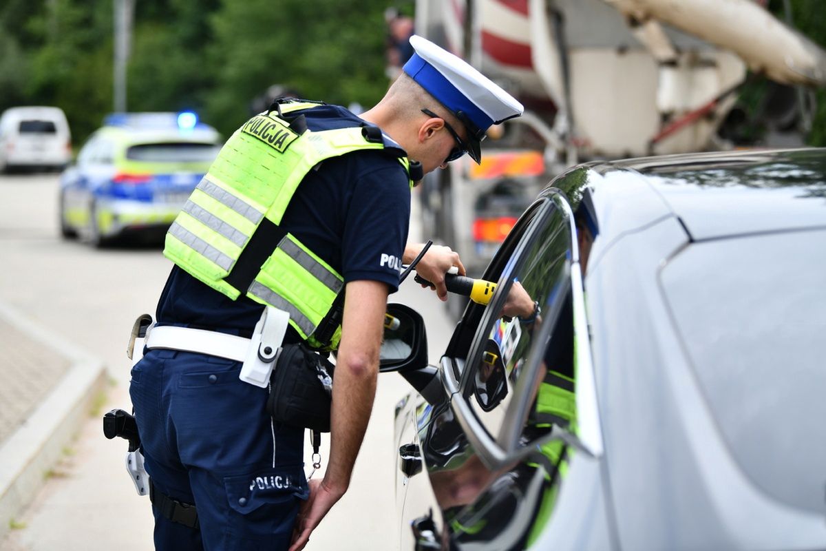 Kontrola trzeźwości kierowcy