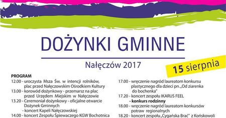 Dożynki gminne Nałęczów 2017