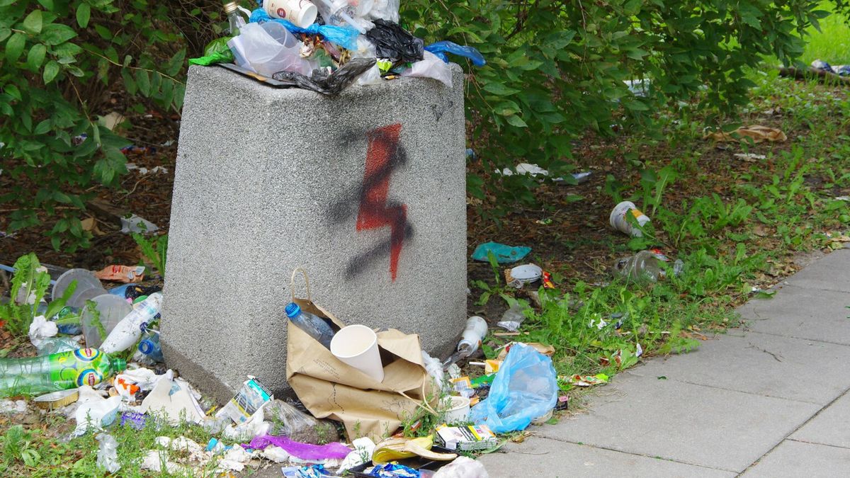 Czego nie wyrzucać do ulicznego kosza na śmieci? 