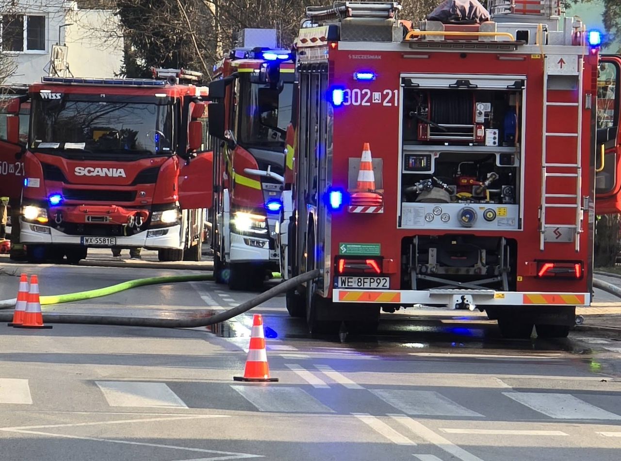 Pożar strzelnicy w Warszawie. Zginęły cztery osoby