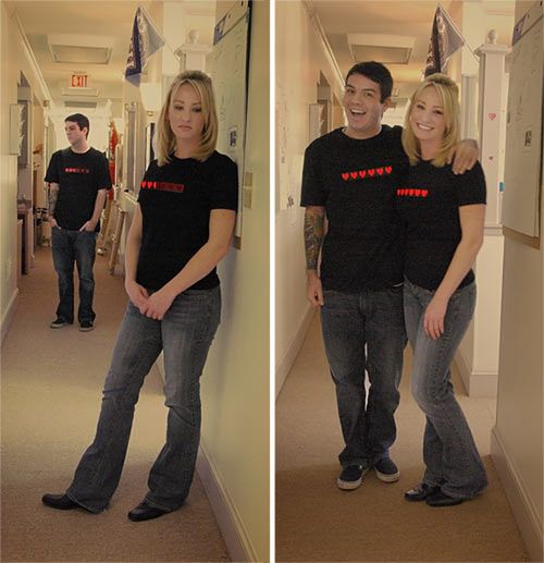 8-bitowe t-shirty dla zakochanych geeków 2