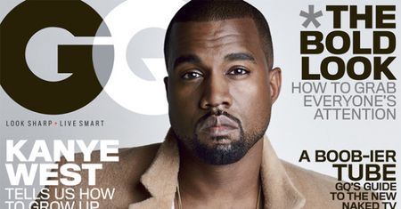 Zatroskany Kanye na okładce