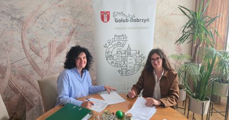 Więcej zieleni w parku przed Urzędem Miasta w Golubiu-Dobrzyniu