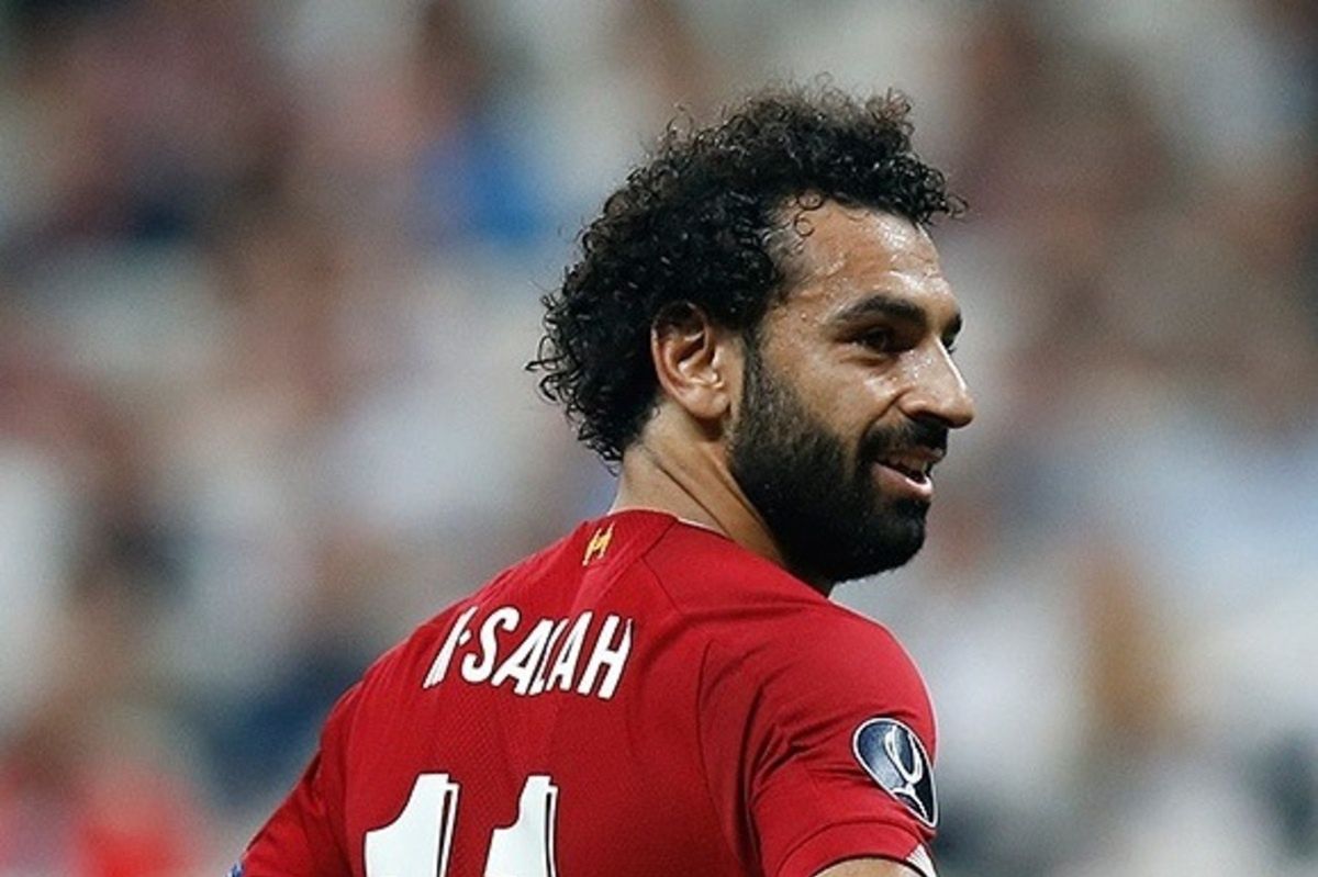 Mohamed Salah in the colours of Liverpool FC