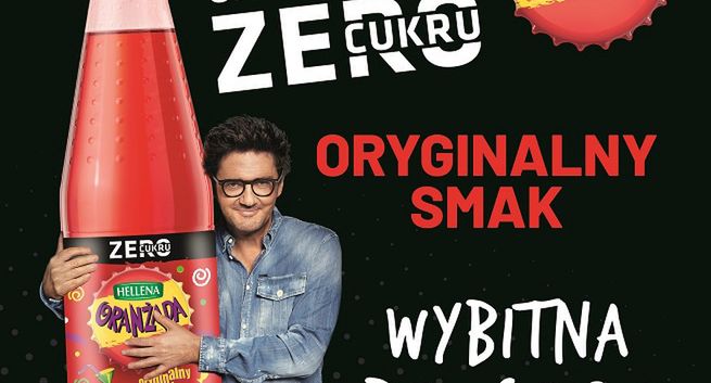 Kuba Wojewódzki reklamuje Oranżadę Hellena w wersji bez cukru (wideo)