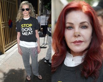 Kim Basinger i Priscilla Presley protestują przeciwko jedzeniu psów