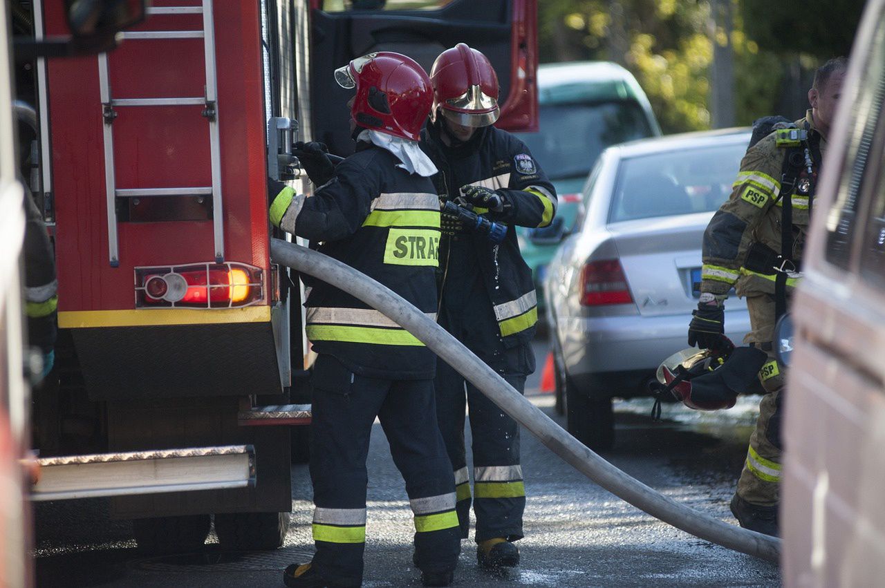 Łódź: Ewakuacja szpitala, na miejscu 7 zastępów straży