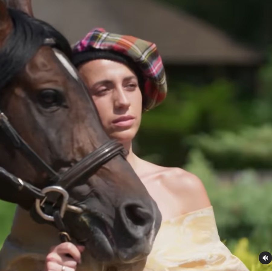 Marianna Schreiber podczas sesji w "Top Model" 