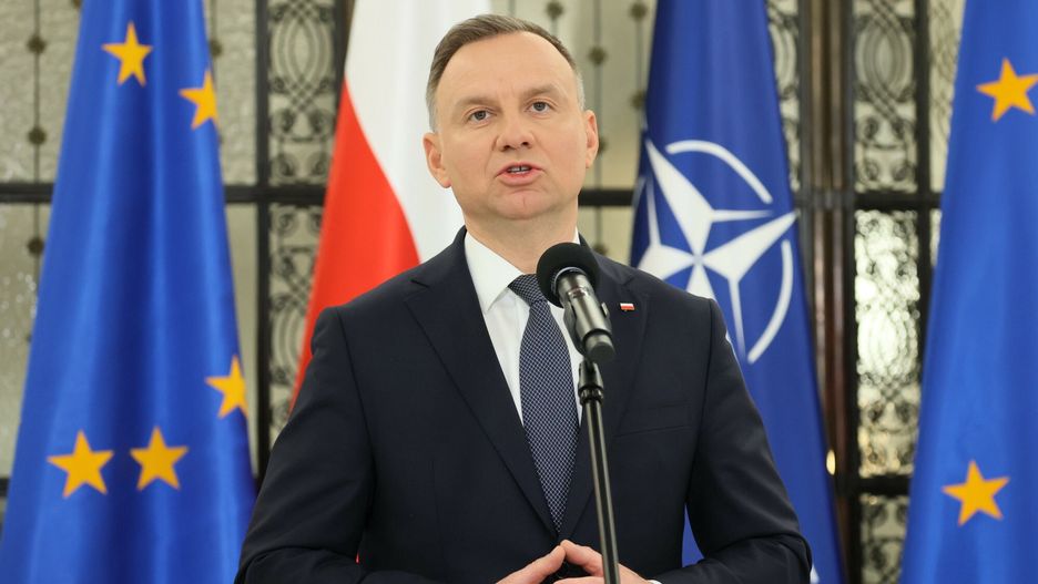 74. posiedzenie Sejmu IX kadencji
Fot. Wojciech Olkusnik/East News, Warszawa, 13.04.2023. 74. posiedzenie Sejmu IX kadencji. Expose ministra spraw zagranicznych o zadaniach polskiej polityki zagranicznej w 2023 roku. N/z konferencja prezydenta Andrzeja Dudy (n/z) w Sejmie.
Wojciech Olkusnik