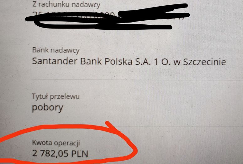 Wypłata nauczyciela ze Szczecina