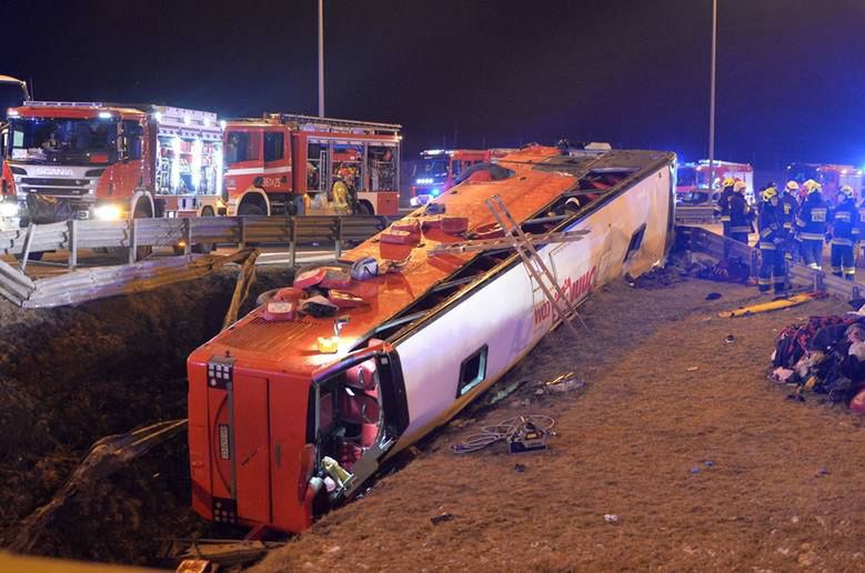 Tragedia w Rzeszowie. Zmarła kolejna osoba po wypadku autokaru