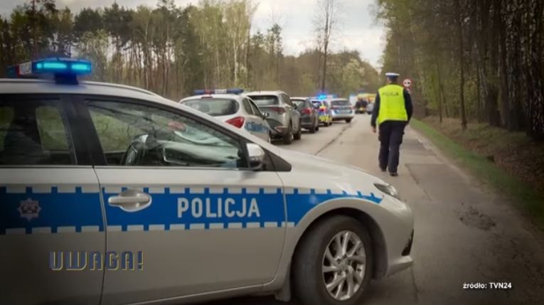 Kadr z programu "Uwaga!"