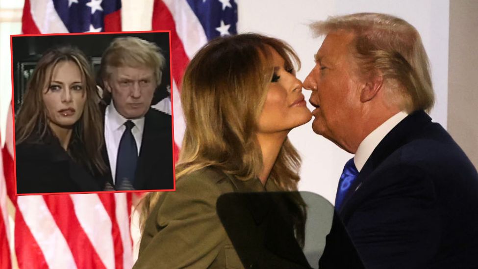 Melania odpowiedziała na pytanie, czy jest z Trumpem dla majątku