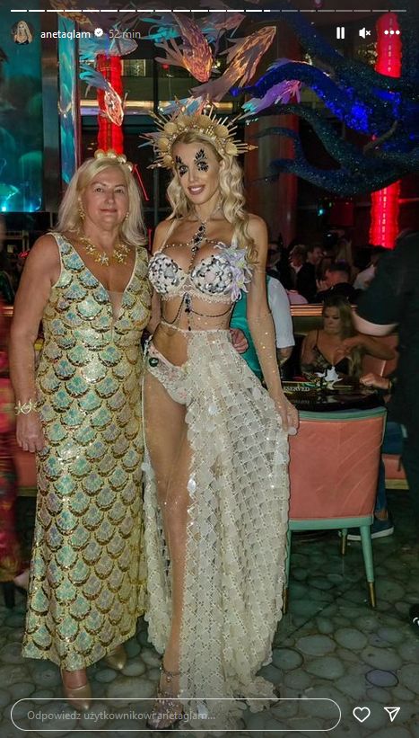 Agata i Piotr Rubikowie bawią się na imprezie halloweenowej z Anetą Glam