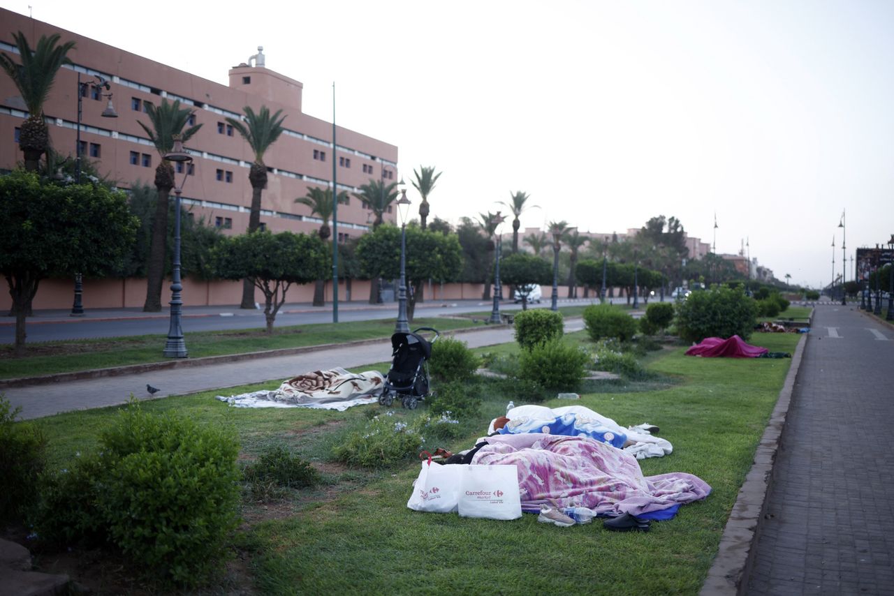 Mieszkańcy Marrakeszu po trzęsieniu ziemi pierwszą noc spędzili pod gołym niebem