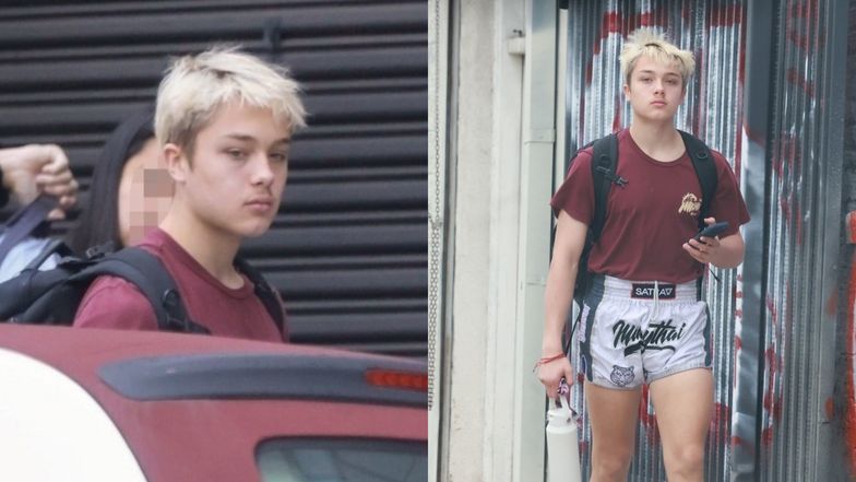 Knox Jolie-Pitt mknie na zajęcia sportowe