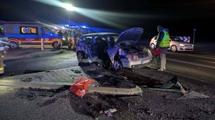 Poważny wypadek w Wilczkowie DK62. Lądował LPR